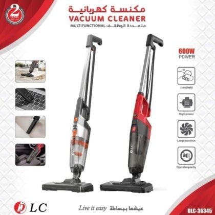 مكنسة كهربائية عمودية متعددة الوظائف 600 واط من دي ال سي، محمولة باليد، طاقة عالية، تعمل بهدوء